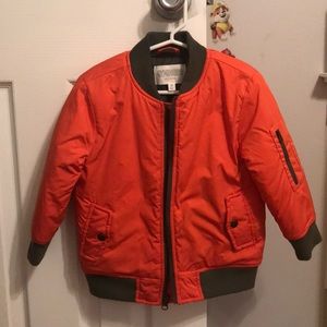 Orange toddler jacket